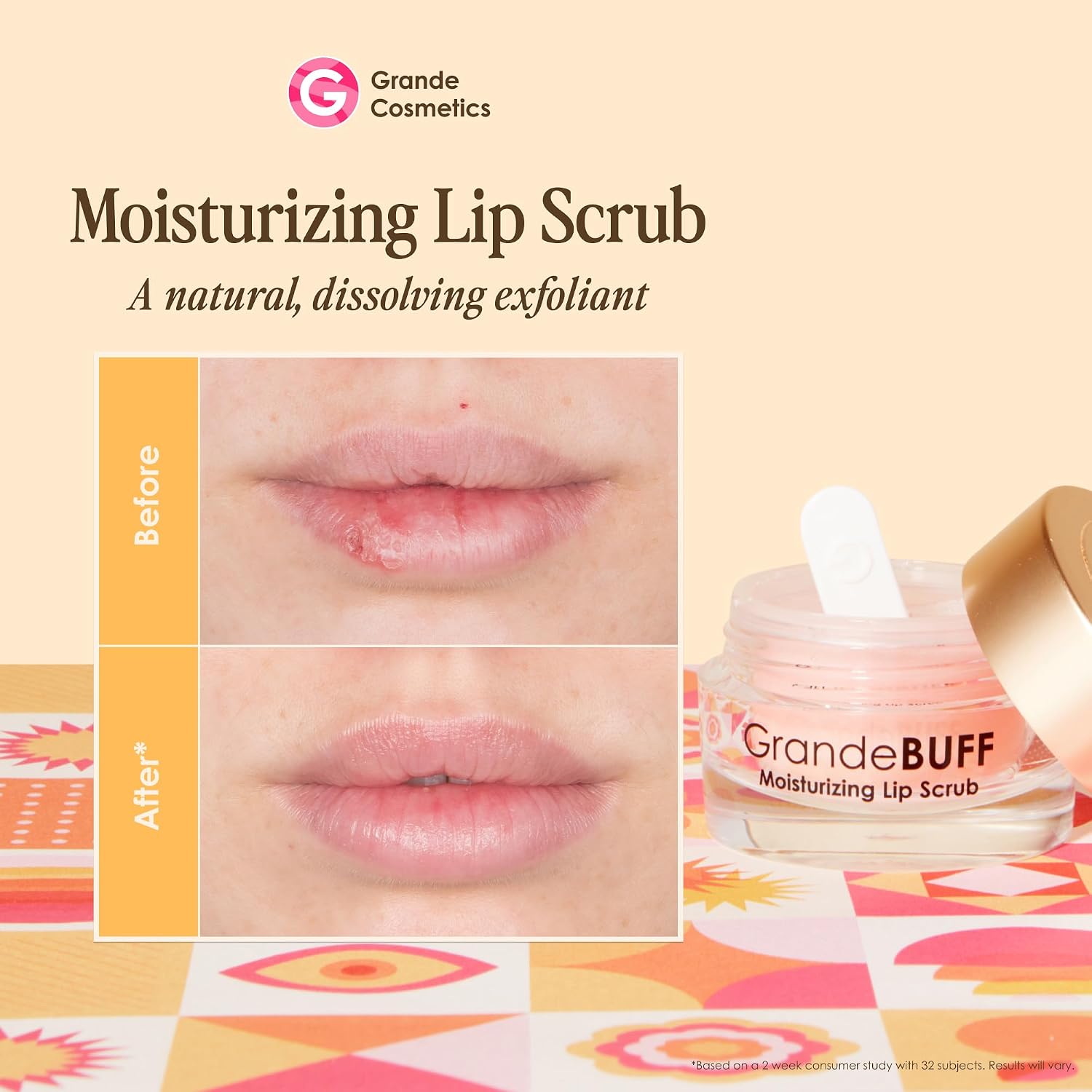 Grande Cosmetics GrandeBUFF Moisturizing Lip Scrub, 0.53 Fl Oz - View 5 of 5