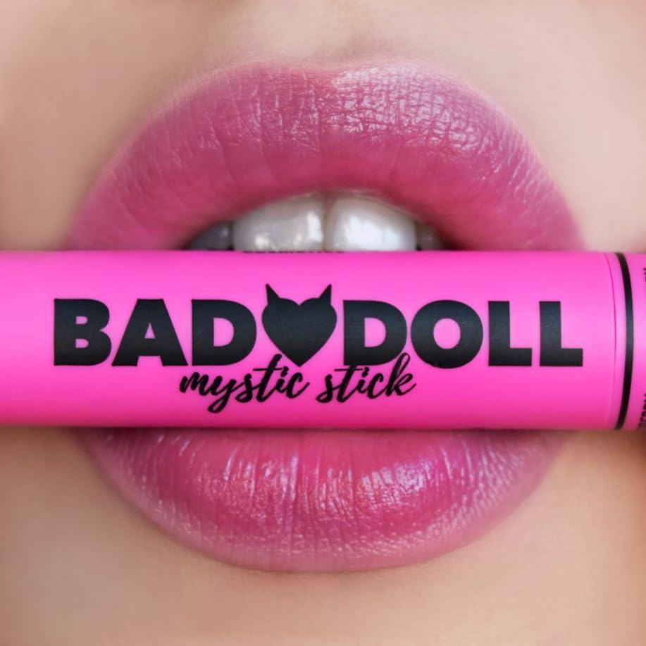 Belor Design Hydrating Moisturizing Lip Balm for Dry Lips (BAD DOLL Balm Lip Tint Mystic stick raspberries, 2.1 g) - View 3 of 3