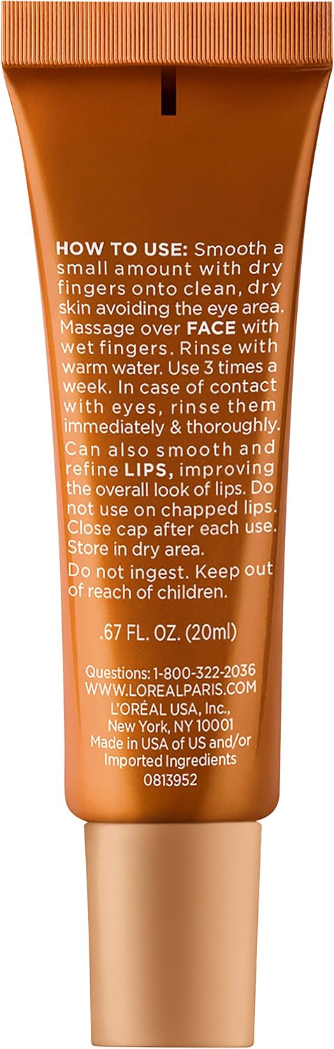L'Oreal Paris Skincare Pure Sugar Lip Scrub with Grapeseed to Smooth and Glow, Travel Size Sugar Scrub for Face and Lips, 0.67 Fluid Ounce - View 3 of 4