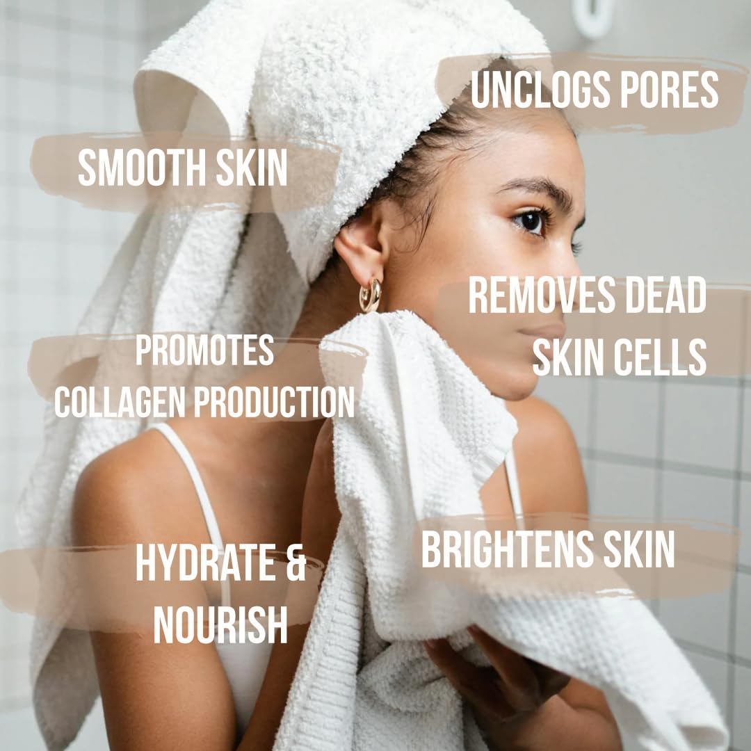 Pure Brown Sugar Scrub, Gentle Exfoliating Natural Body Scrub, Revitalizing Face & Lips Scrubber For Women With Moisturizing Shea Butter & Organic Oils, Cellulite & Stretch Mark Remover Best Gift Idea - View 2 of 7