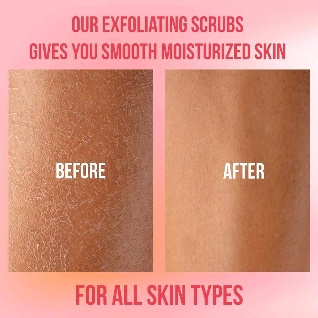 Himalayan Salt Body Scrub, Pink Exfoliator For Women, Exfoliating Scrub for Soft Skincare, Removes Dead Skin Cells, Natural Face Foot Hands Exfoliation Deep Cleansing & Moisturize Skin Large 12oz Jar - View 4 of 7