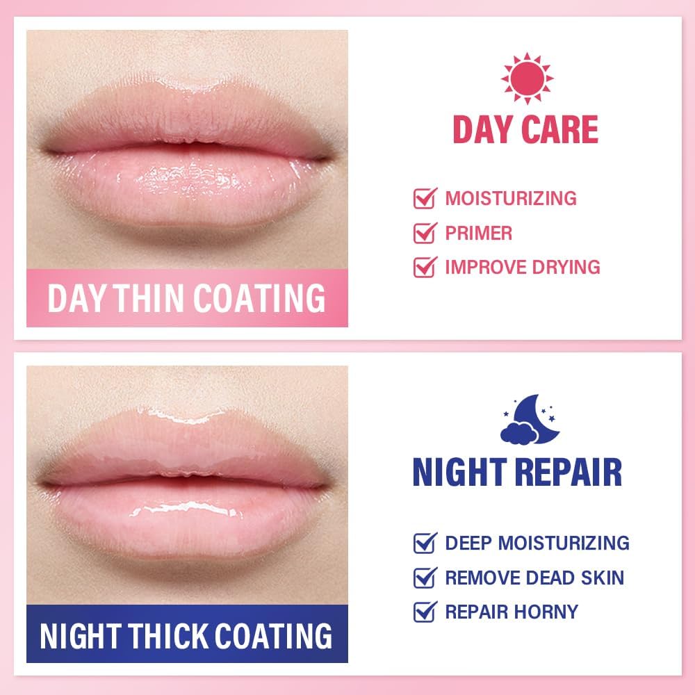 Lip Sleeping Mask, 0.7oz Overnight Lip Mask, Nourish & Hydrate Lip Mask, Lip Balm, Lip Oil, Lip Skin Care for Improves Dryness, Reduce Lip Lines (Lip Sleeping Mask, Grape) - View 3 of 7