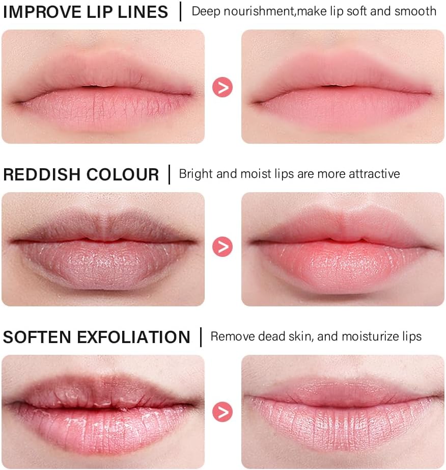Lip Sleeping Mask, 0.7oz Overnight Lip Mask, Nourish & Hydrate Lip Mask, Lip Balm, Lip Oil, Lip Skin Care for Improves Dryness, Reduce Lip Lines (Lip Sleeping Mask, Grape) - View 5 of 7