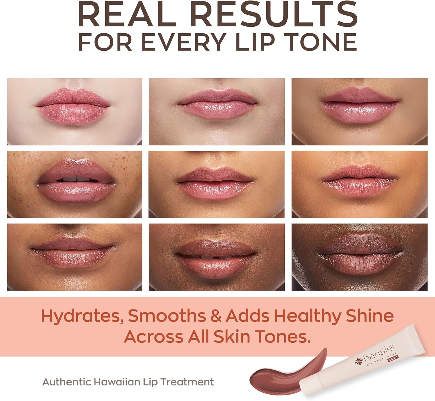 Hanalei Kukui Oil Lip Treatment – Natural Nude, Overnight Balm 15g | Kukui Oil, Shea Butter & Grapeseed Oil, Intensive Overnight Moisturizer, Heals Dry & Cracked Lips, Cruelty-Free - View 4 of 8
