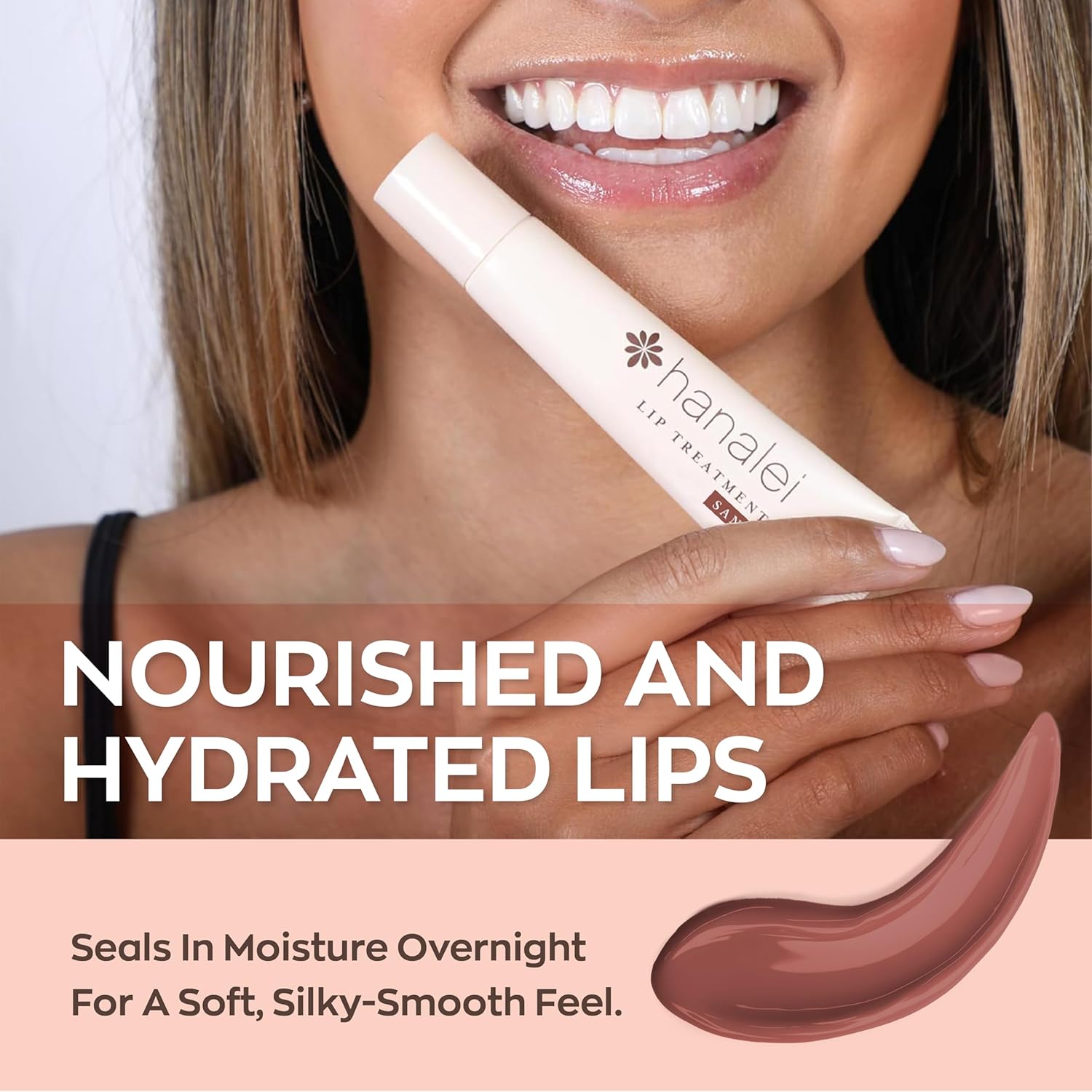 Hanalei Kukui Oil Lip Treatment – Natural Nude, Overnight Balm 15g | Kukui Oil, Shea Butter & Grapeseed Oil, Intensive Overnight Moisturizer, Heals Dry & Cracked Lips, Cruelty-Free - View 7 of 8