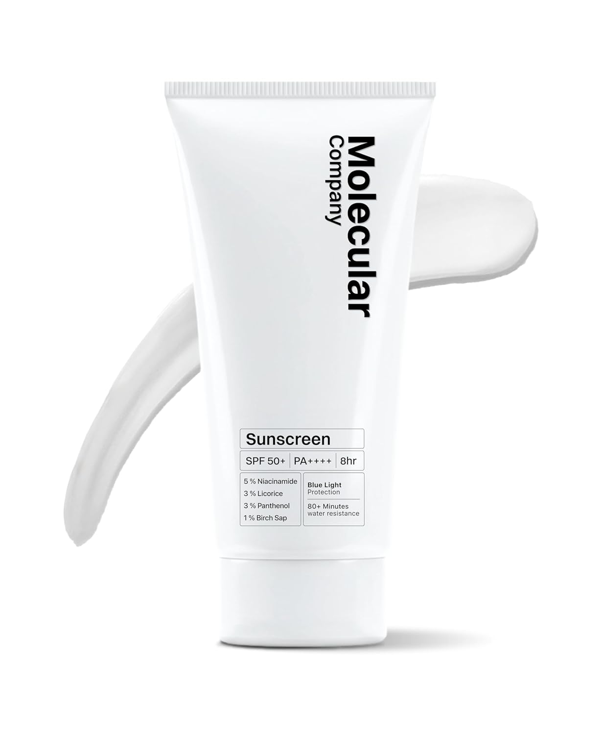 Molecular Company SPF 50+ Pa++++ Face Sunscreen Gel, 50g | 2X Moisturising than Hyaluronic Acid | With 5% Niacinamide, 3% Panthenol, 3% Lecorice, 1% Birch Sap l All Skin Type For Men & Women - Related product