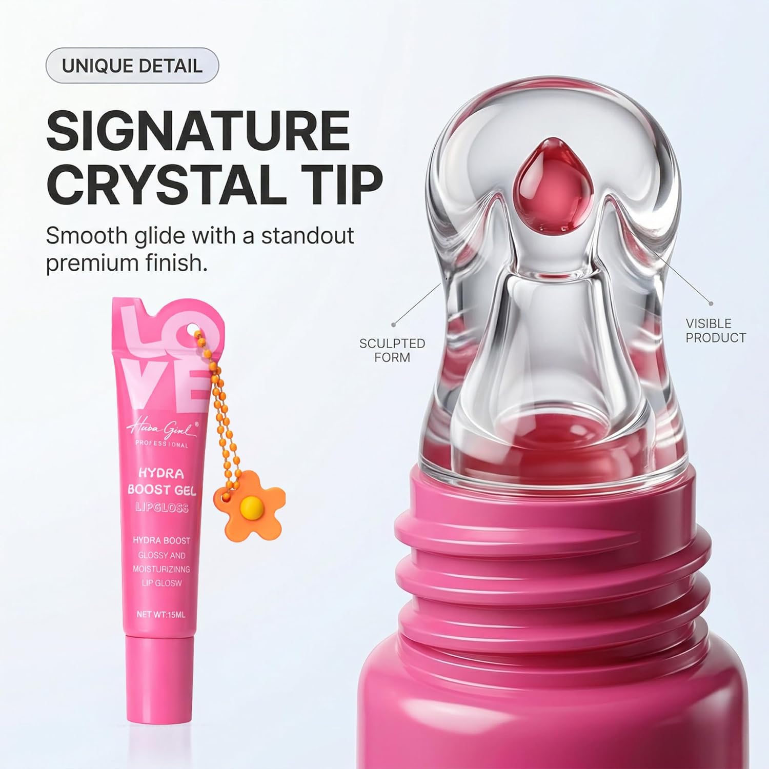 Korean Lip Gloss Duo Kit, Set of 2 | Cute For Girls, Tinted High Shine Hydrating, Women Gift, K Beauty Inspired Makeup Present For Teens - View 5 of 7