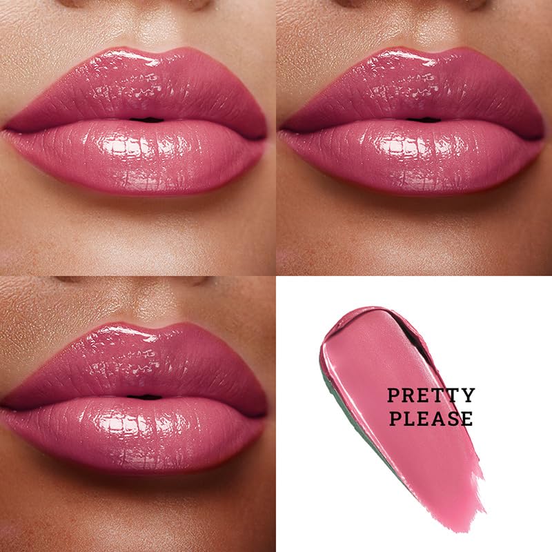 Moisture Shine Lipstick | Get Light Catching Shine | High Gloss, Ultra-Creamy & Rich Payoff | Buildable, Non-Sticky Finish | Vegan & Paraben Free | Pretty Please | 4g - View 2 of 5
