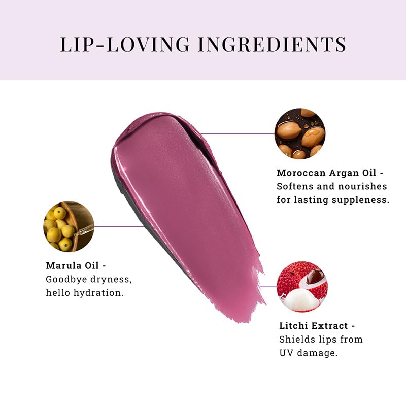 Moisture Shine Lipstick | Get Light Catching Shine | High Gloss, Ultra-Creamy & Rich Payoff | Buildable, Non-Sticky Finish | Vegan & Paraben Free | Festive Crush | 4g - View 4 of 5