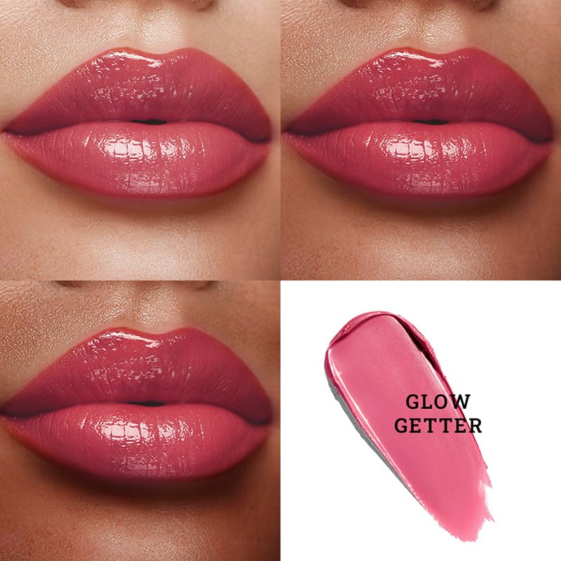 Moisture Shine Lipstick | Get Light Catching Shine | High Gloss, Ultra-Creamy & Rich Payoff | Buildable, Non-Sticky Finish | Vegan & Paraben Free | Glow Getter | 4g - View 2 of 5