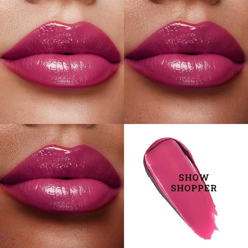 Moisture Shine Lipstick | Get Light Catching Shine | High Gloss, Ultra-Creamy & Rich Payoff | Buildable, Non-Sticky Finish | Vegan & Paraben Free | Show Stopper | 4g - View 2 of 5