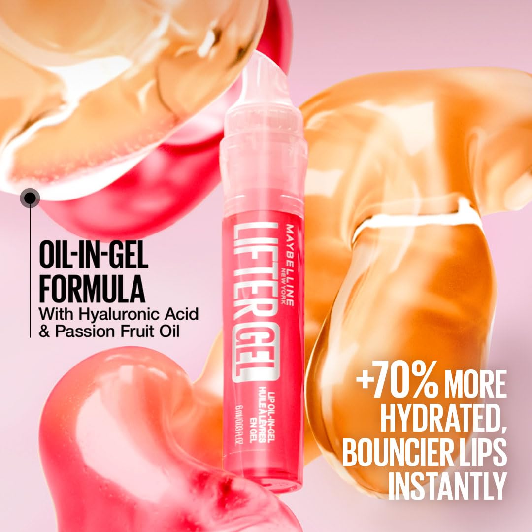 Maybelline New York Lifter Gel Lip Oil In Gel, Vanilla Horchata, 6.6ml - View 4 of 8