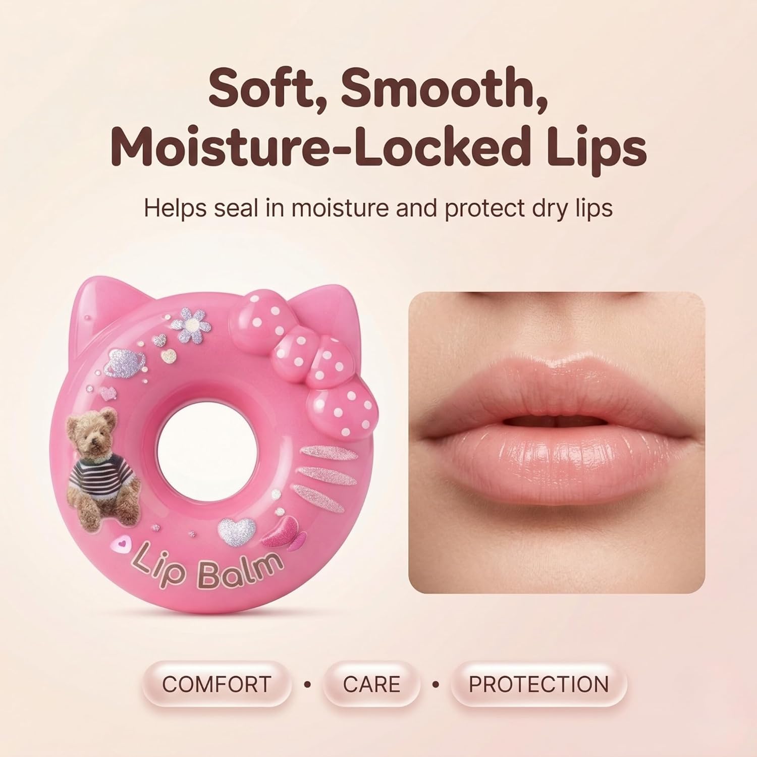 Lip Gloss Combo for Girls, Ice Cream Tint | Juice LipGloss, Moisturizing Lip Balm for Dry, Perfect Glossy Finish, Everyday Glam, Gifting - View 5 of 7