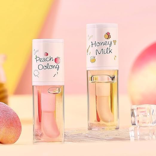 Transparent Lip Gloss Pack of 2 | High-Shine Clear Gloss | Hydrating & Non-Sticky Lip Shine for Women & Girls | Moisturizing Glossy Lip Care Duo - View 2 of 6