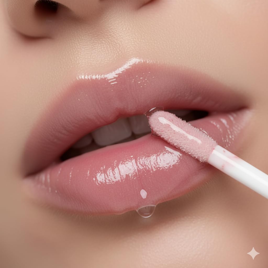 Transparent Lip Gloss Pack of 2 | High-Shine Clear Gloss | Hydrating & Non-Sticky Lip Shine for Women & Girls | Moisturizing Glossy Lip Care Duo - View 5 of 6