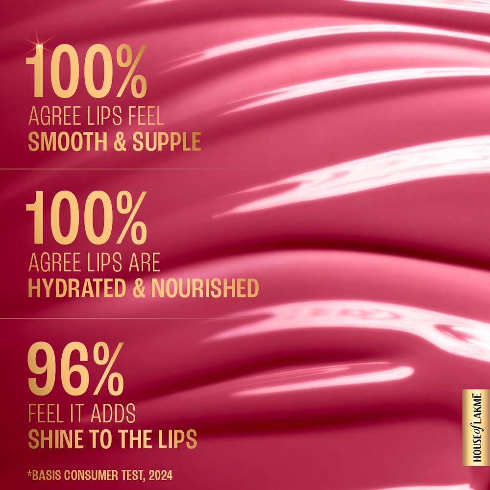 LAKMÉ LAKM LAKME SuperglowVIT C, Glossy Glass Shine Lip Gloss, HotpinkC6, 6 ml, for and Supple Lips, with Vitamin C E, High Finish, Hydrates Reduces Fine Lines | Ml Red - View 6 of 8