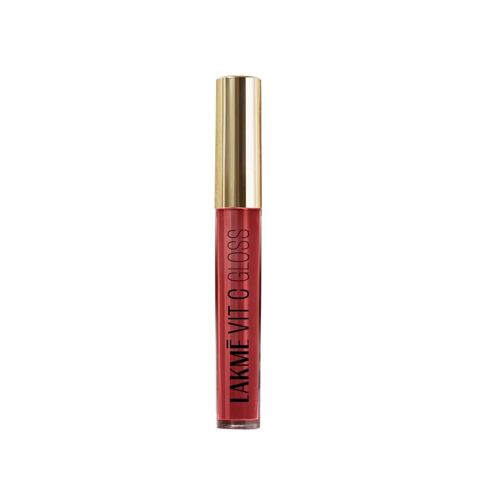 LAKMÉ LAKM LAKME SuperglowVIT C, Glossy Glass Shine Lip Gloss, CherryRedC3, 6 ml, for Smooth and Radiant Lips, with Vitamin C E, High Finish, Women | Ml Red - View 9 of 9