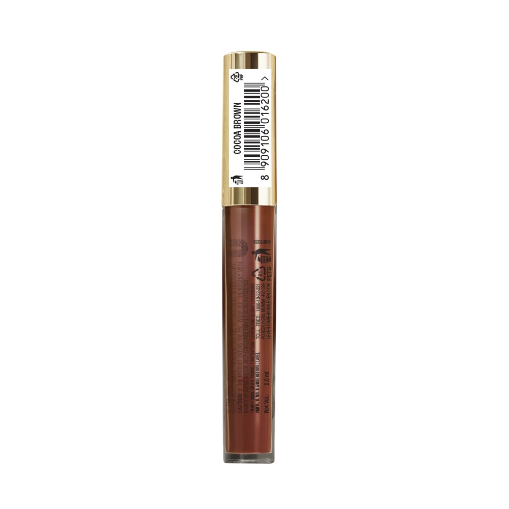 LAKMÉ LAKM LAKME SuperglowVIT C, Glossy Glass Shine Lip Gloss, CocaBrownC4, 4 ml, for Soft and Supple Lips, with Vitamin C E, High Finish, Women | Ml - View 8 of 8