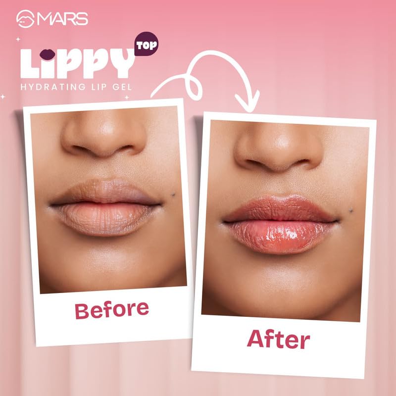 MARS Lippy Top Hydrating Lip Gel (10ml) (05-SWEET PLUM) | Nourished With Vitamin-E & Shea Butter | Long Lasting Hydration | Glossy Finish | Easy to Apply - View 2 of 7