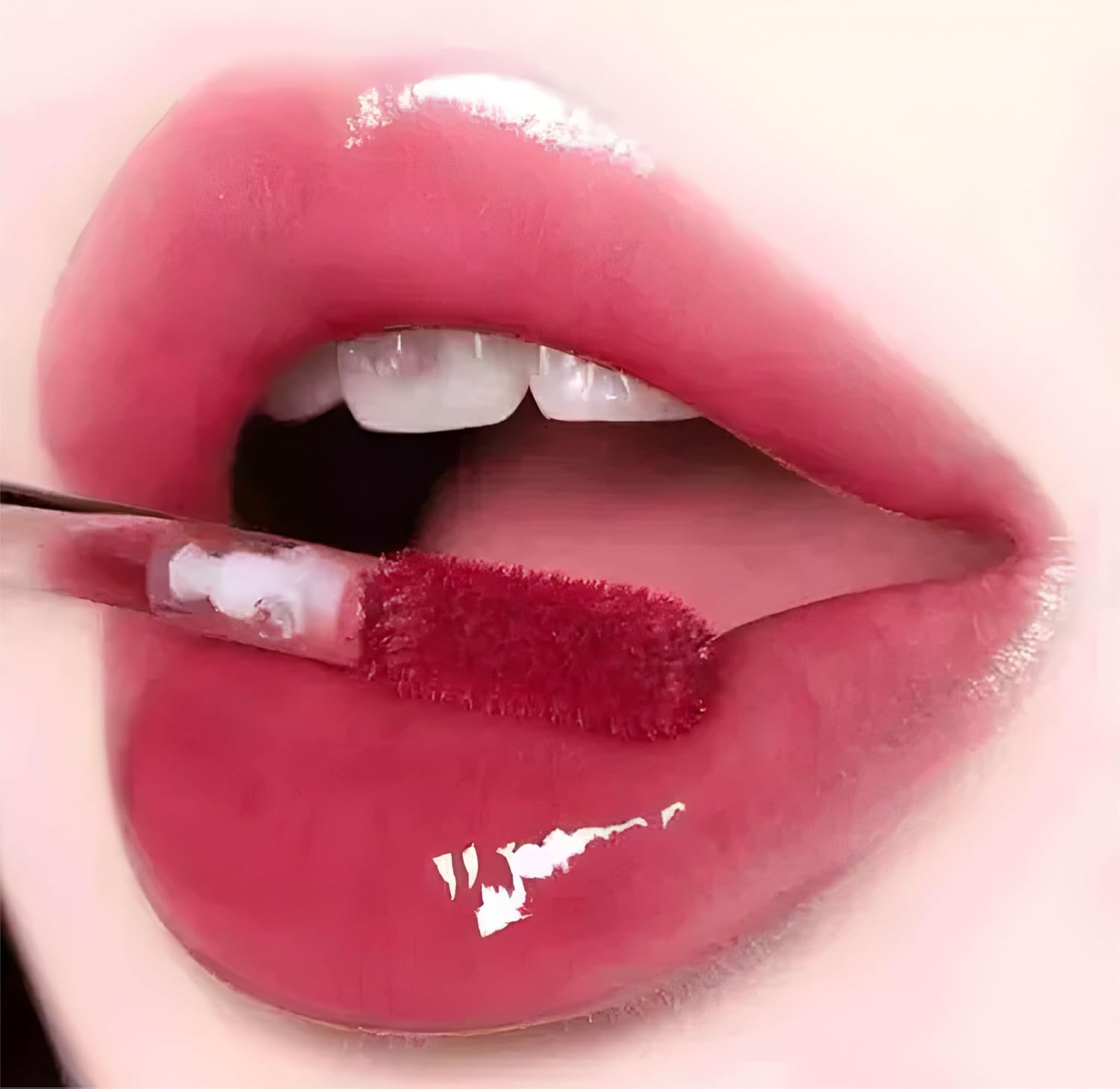 CRAZY GIRL Cute Lip Gloss & Lip Oil Combo Set of 4 | Pink & Clear Tinted Glosses | Aesthetic Makeup Gift Set for Girls & Teens (Combo #3) | Cute Designs - View 2 of 7