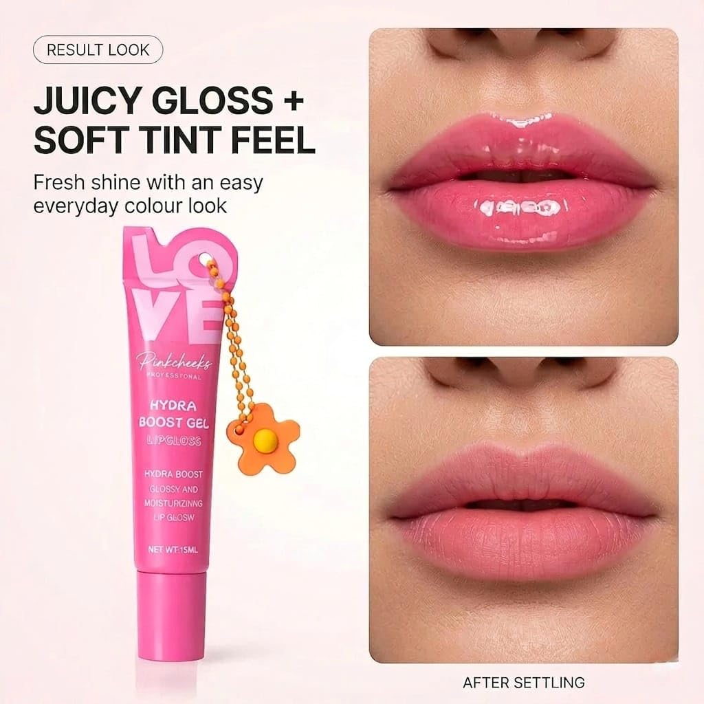 Korean Lip Gloss for Girls – Cute Tinted Hydrating Lip Gloss with High Shine Finish | K-Beauty Inspired Moisturizing Lipgloss | Long-Lasting Glossy Lip Tint (All Six Shades) - View 5 of 6