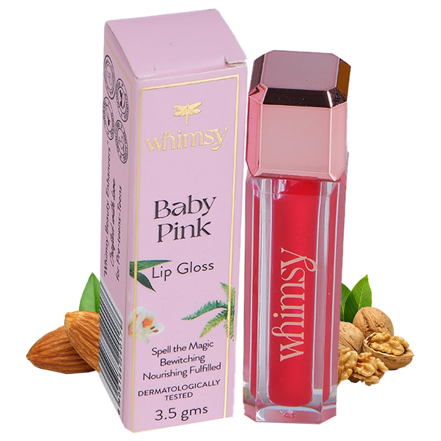 Whimsy Beauty Lip Gloss for Kids and Girls | Non Sticky Lightweight Formula with Hydrating Care | Tinted Gloss with Long Lasting Shine | 4 to 16 Years | Organic, Natural, Chemical Free (Baby Pink) - Related product