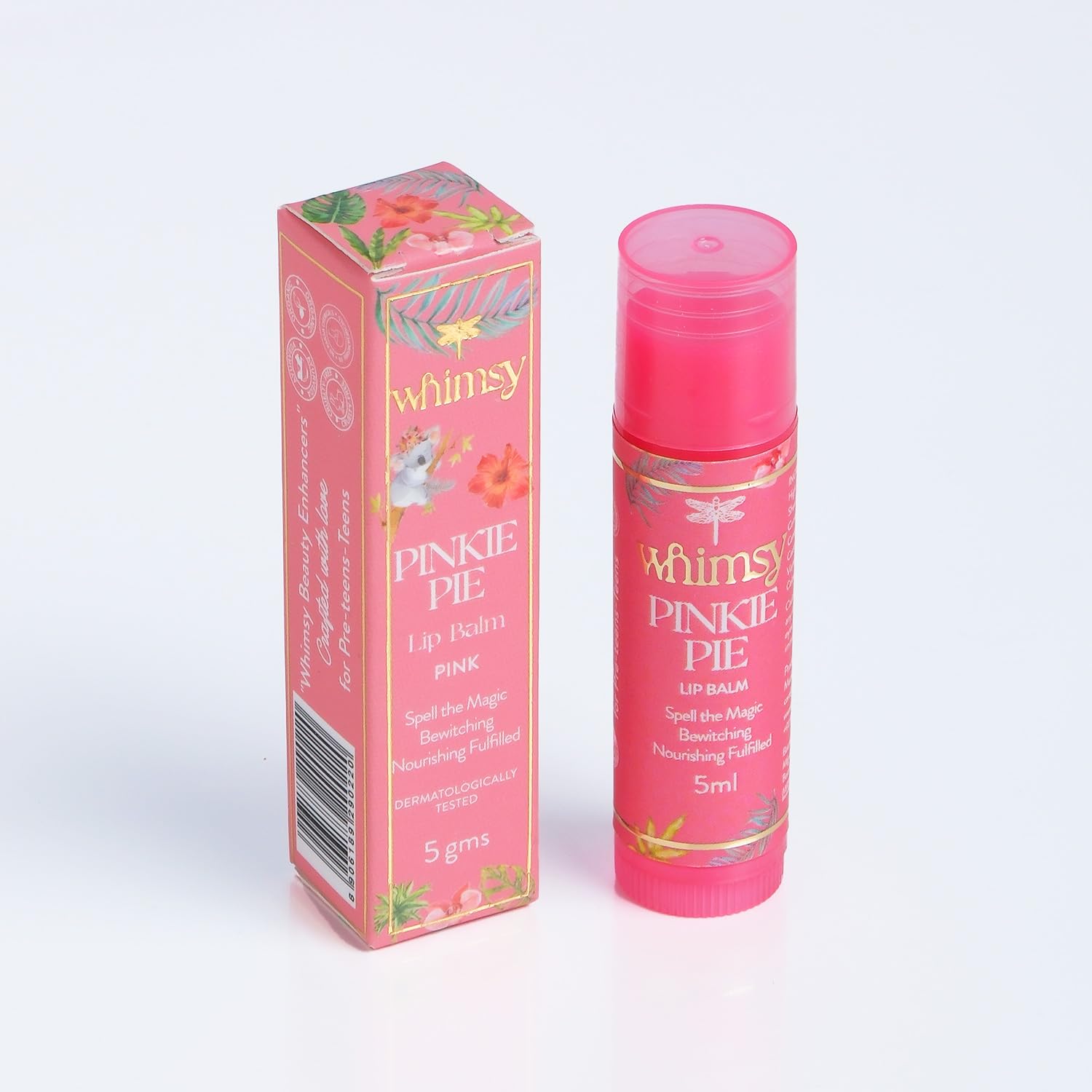 Whimsy Beauty Mini Lipsticks Combo Set for Girls | Hydrating Roll On Lipsticks with Lightweight Comfortable Wear | Ideal Birthday Gift Set | 3 pcs | 4 to 16 Years | Organic, Natural, Chemical Free - View 3 of 5