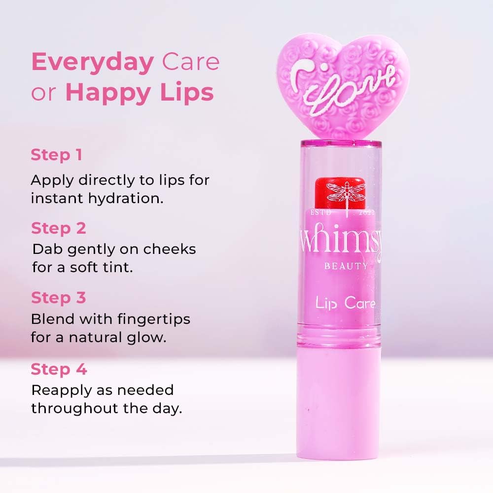 Whimsy Beauty Pixie Pout Lip Balm for Kids and Pre-Teens | Daily Lip Care with Lightweight Moisturising Texture | Smooth Soft Finish | 4 to 16 Years | Organic, Natural, Chemical Free 4 gms - View 4 of 6
