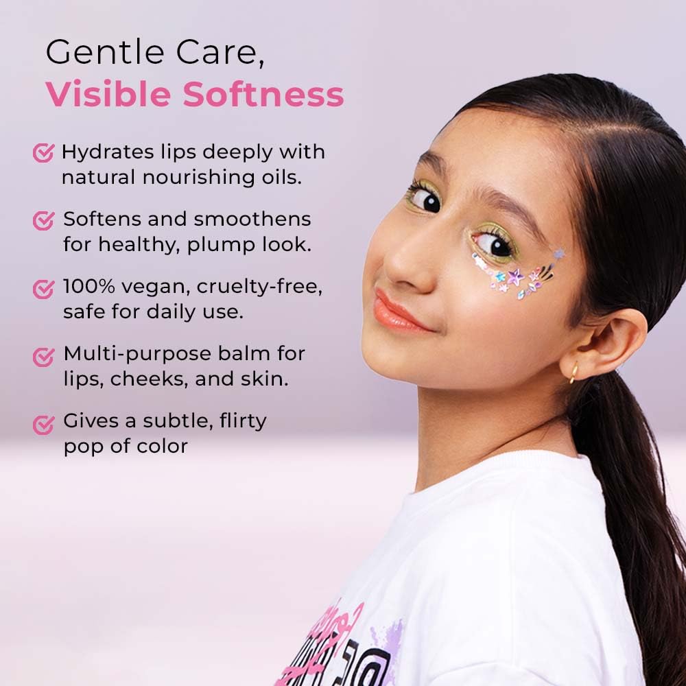 Whimsy Beauty Pixie Pout Lip Balm for Kids and Pre-Teens | Daily Lip Care with Lightweight Moisturising Texture | Smooth Soft Finish | 4 to 16 Years | Organic, Natural, Chemical Free 4 gms - View 5 of 6