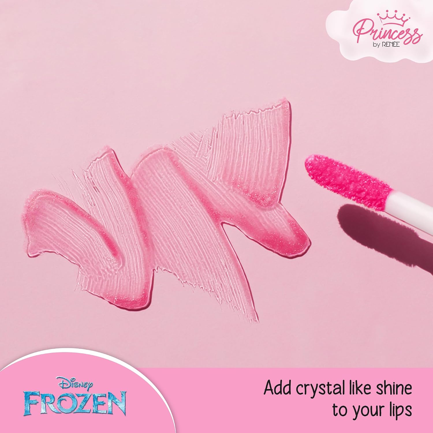RENEE Disney Frozen Princess Icecream Lip Gloss Elsa-For Pre-Teen Girls,Enriched With Shea Butter & Apricot Oil,Adds Glossy Shine With Nourishing And Moisturizing Effect - No Parabens - 8Ml - View 2 of 4