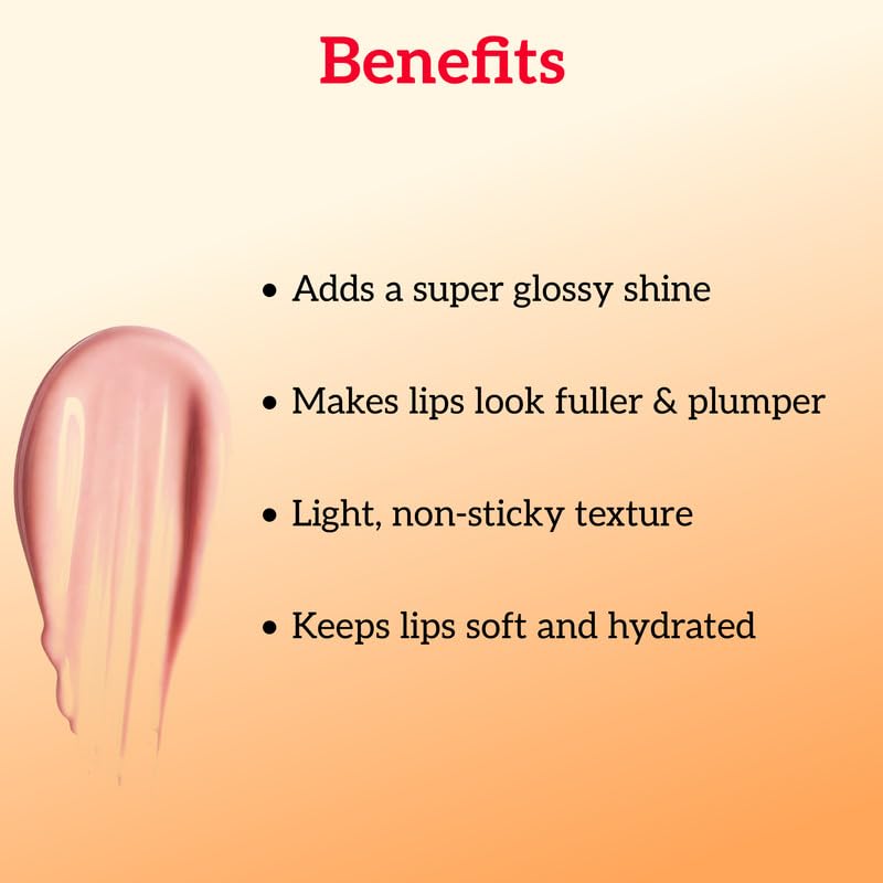 inatur Lip Gloss – Angelic | Soft Pink Gloss | Non-Sticky & Hydrating | Long-Lasting, Tinted Glossy Finish | With Rosehip & Coconut Oil | Vegan, Moisturizing, Natural Shine | Kids Safe | 2ml - View 6 of 8