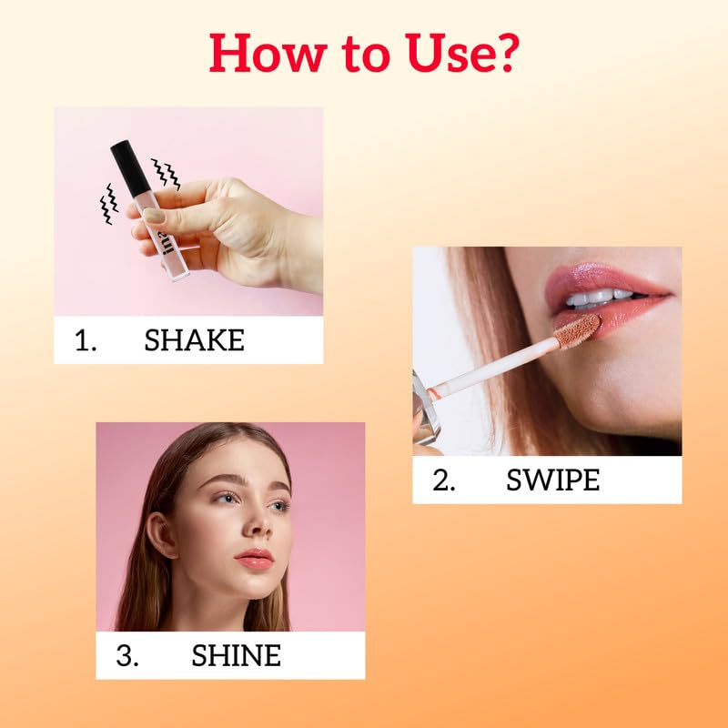 inatur Lip Gloss – Wild Brown | Rich Brown Tint | Moisturizing & Non-Sticky | Long-Lasting Glossy Finish | Rosehip & Coconut Oil | Vegan, Natural Shine | Kids Safe | 2ml - View 2 of 8