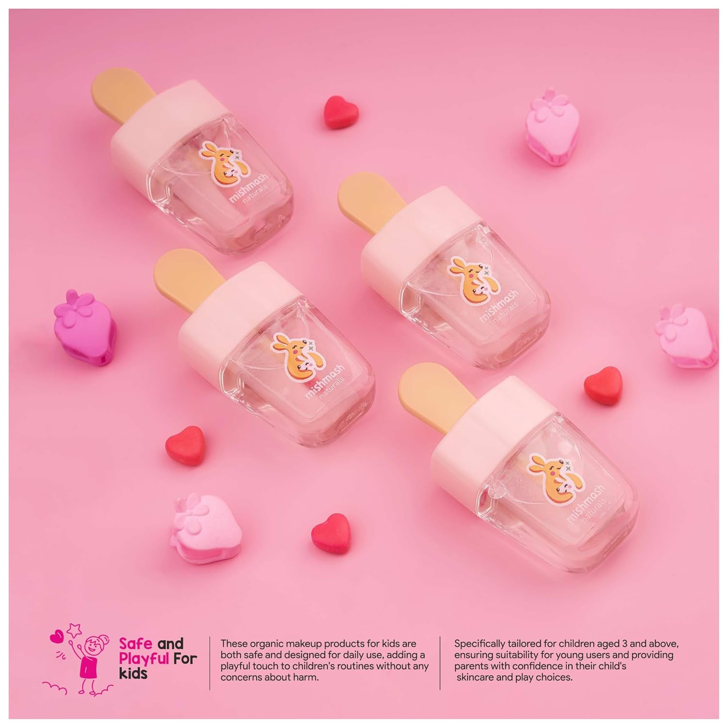lip Gloss | Safe, Non Toxic & Ayurvedic | Shiny & Glossy Finish | With Goodness of Pomegranate Oil & Shea Butter | Nourishing Formula | for Kids, Preteens & Girls | Ages 3-14 | 12ml - View 6 of 8