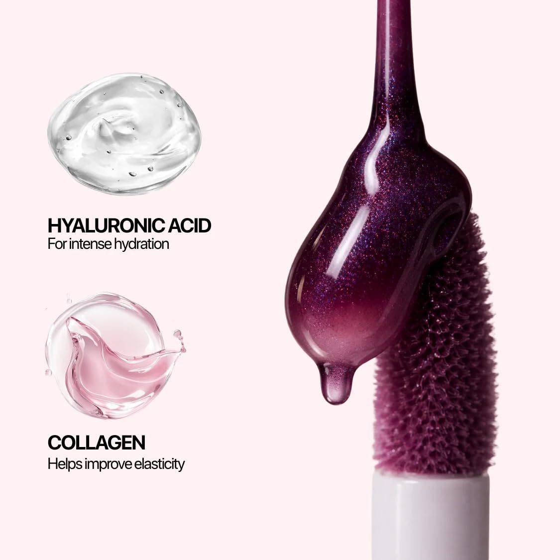 Shimmer Lip Gloss, Non-Sticky, Hyaluronic Acid & Collagen, Not Your Type- 9.5ml - View 6 of 8