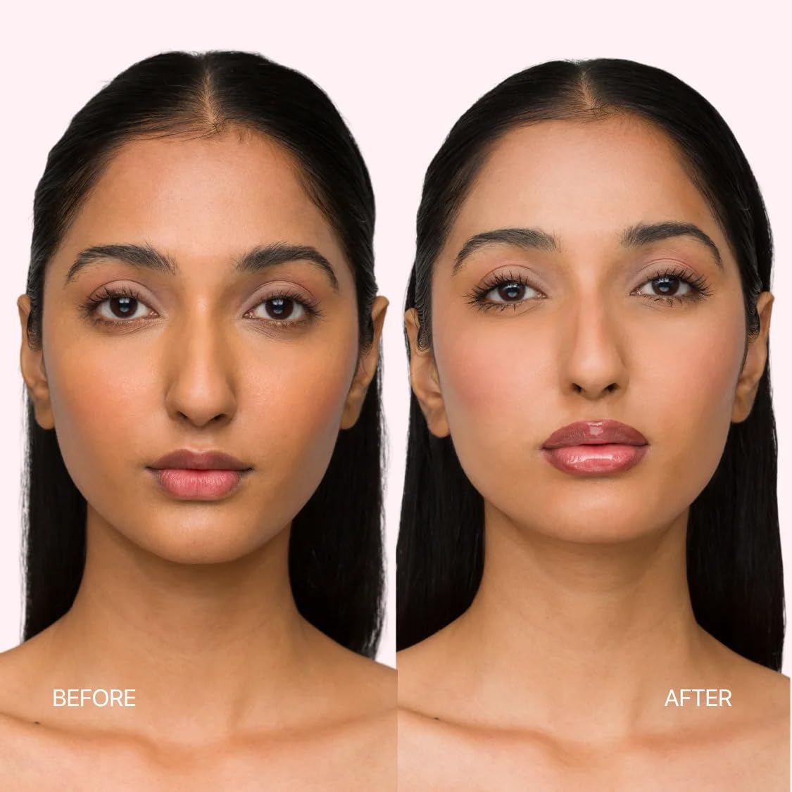 Shimmer Lip Gloss, Non-Sticky, Hyaluronic Acid & Collagen, Almost Innocent- 9.5ml - View 2 of 5