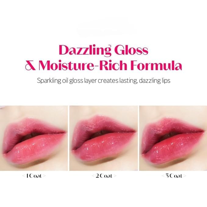 Mini Lip Gloss Combo Set of 4 – Cute Heart, Candy, Teddy & Bottle Designs | pH Color Changing Lip Tint with Natural Pink Shine | Flavored Mini Gloss Gift for Women & Girls (Combo 2) - View 2 of 3