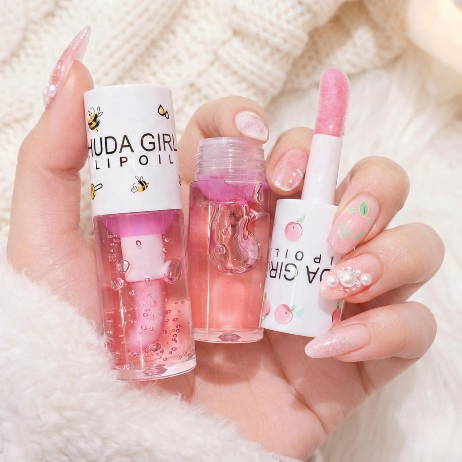 Viral korean Kawaii Cute Trendy Lipgloss Combo for Girls – Butterfly Design Tube LipGloss Longlasting & Moisturizing Glob Lip Balm for Dry Lips, Perfect Glossy Finish Everyday Glam & Gifting | korean lipgloss - View 2 of 5