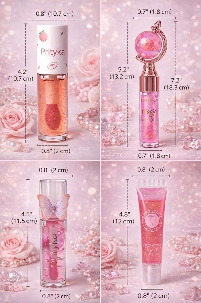 Viral korean Kawaii Cute Trendy Lipgloss Combo for Girls – Butterfly Design Tube LipGloss Longlasting & Moisturizing Glob Lip Balm for Dry Lips, Perfect Glossy Finish Everyday Glam & Gifting | korean lipgloss - View 3 of 5