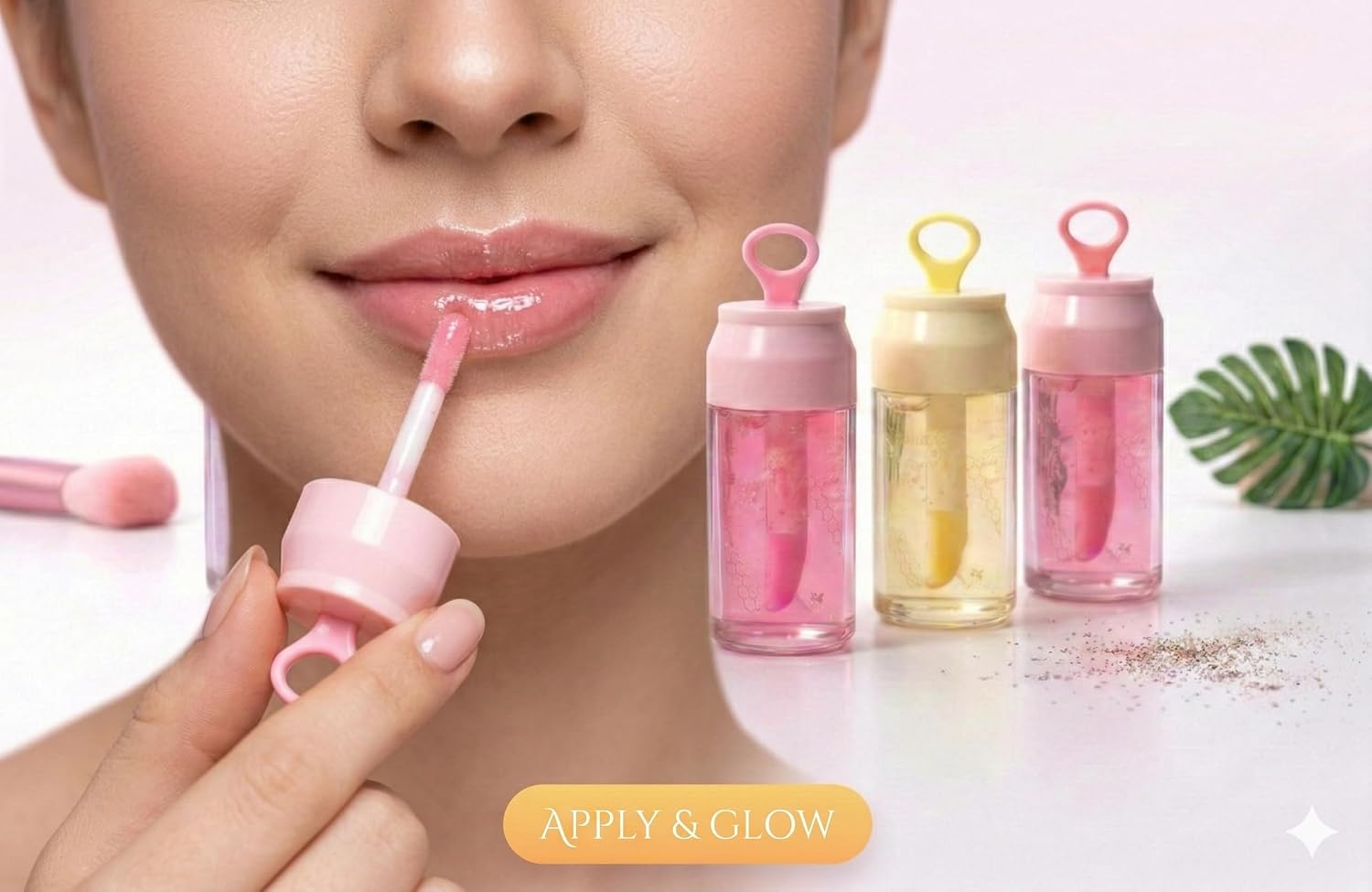 Premimum Lip Gloss Set – Shimmer Glitter Liquid Lip Gloss with Moisturizing Formula – Long Lasting Sparkle Hydrating Lip Shine – Cute Aesthetic Makeup Gift for Girls & Women. (Pack Of 6) - View 4 of 4