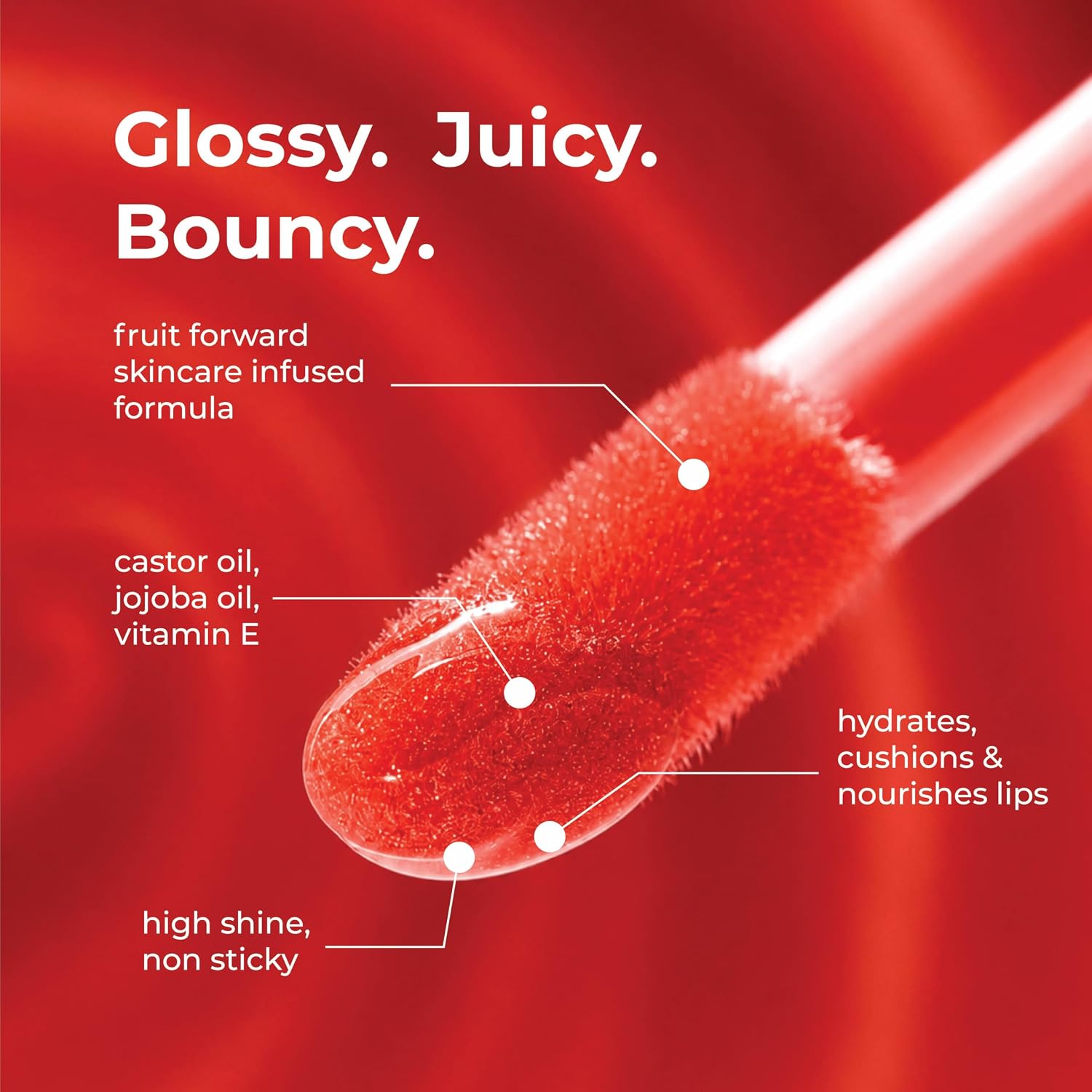 Perr Cherry Lip Gloss for Girls, Teens and Kids | 100% Natural & Skin Friendly | Hydrating & High Shine | Lightweight | Non-Sticky | Enriched with Vitamin-E, Castor Oil and Jojoba Oil | 2 ml - View 5 of 5
