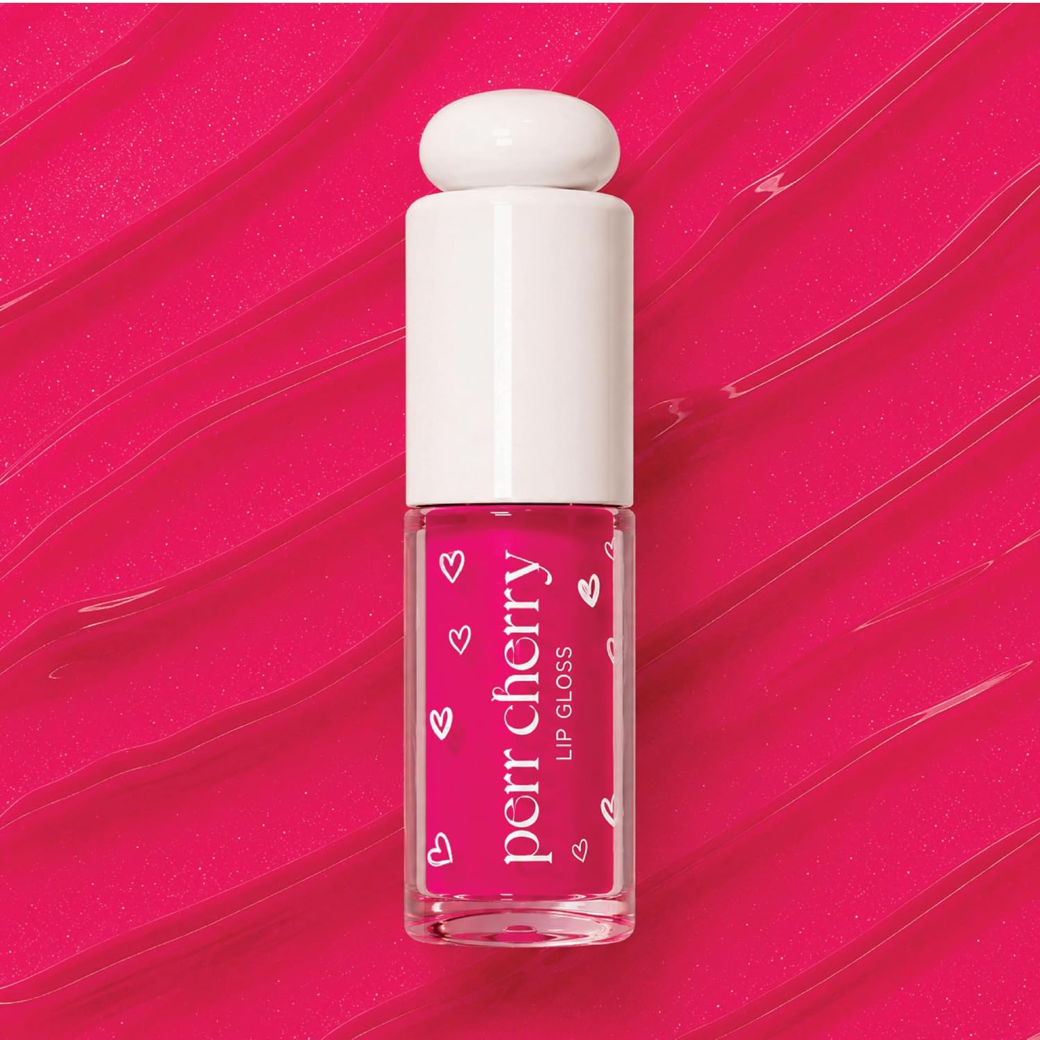  Cherry Lip Gloss for Girls, Teens and Kids | 100% Natural & Skin Friendly | Hydrating & High Shine | Lightweight | Non-Sticky | Enriched with Vitamin-E, Castor Oil and Jojoba Oil | 2 ml - View 2 of 5