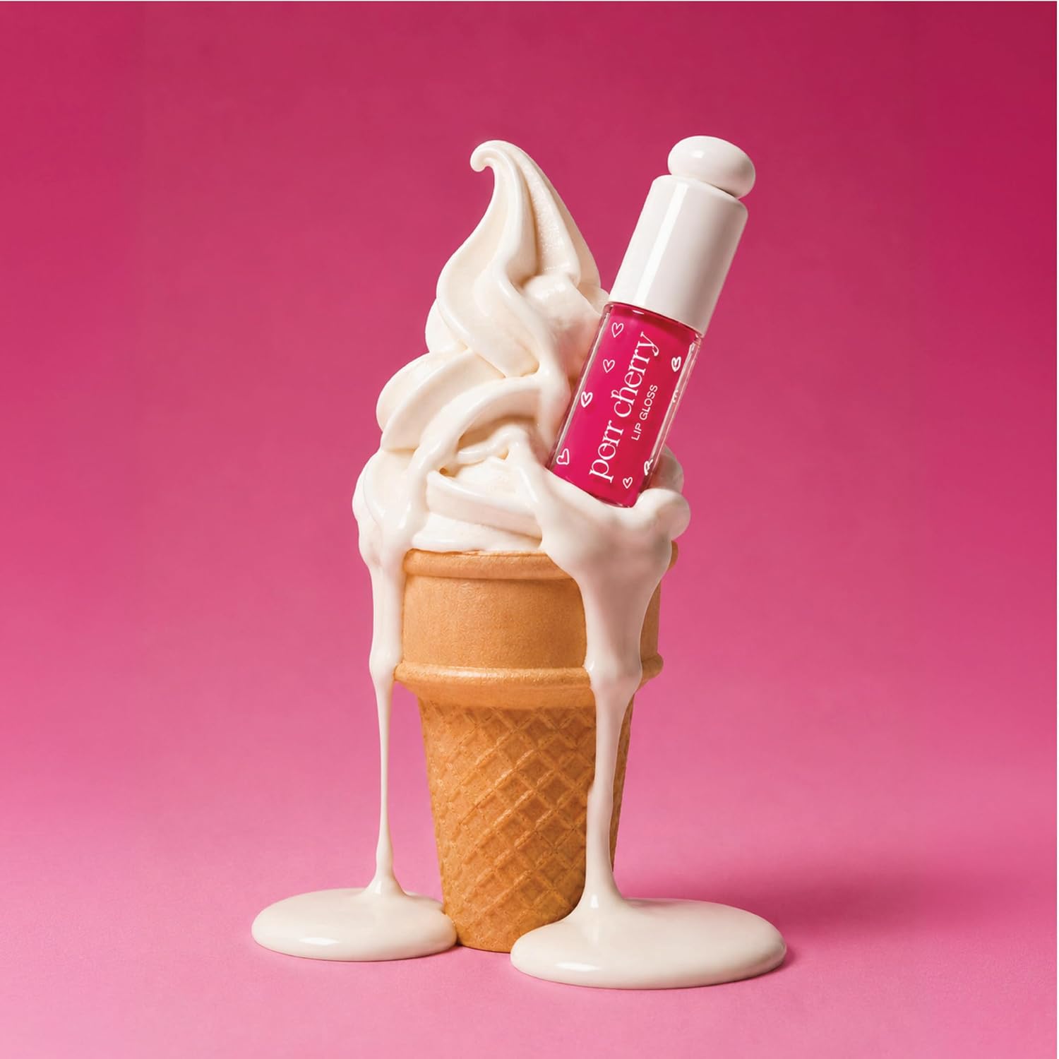  Cherry Lip Gloss for Girls, Teens and Kids | 100% Natural & Skin Friendly | Hydrating & High Shine | Lightweight | Non-Sticky | Enriched with Vitamin-E, Castor Oil and Jojoba Oil | 2 ml - View 3 of 5
