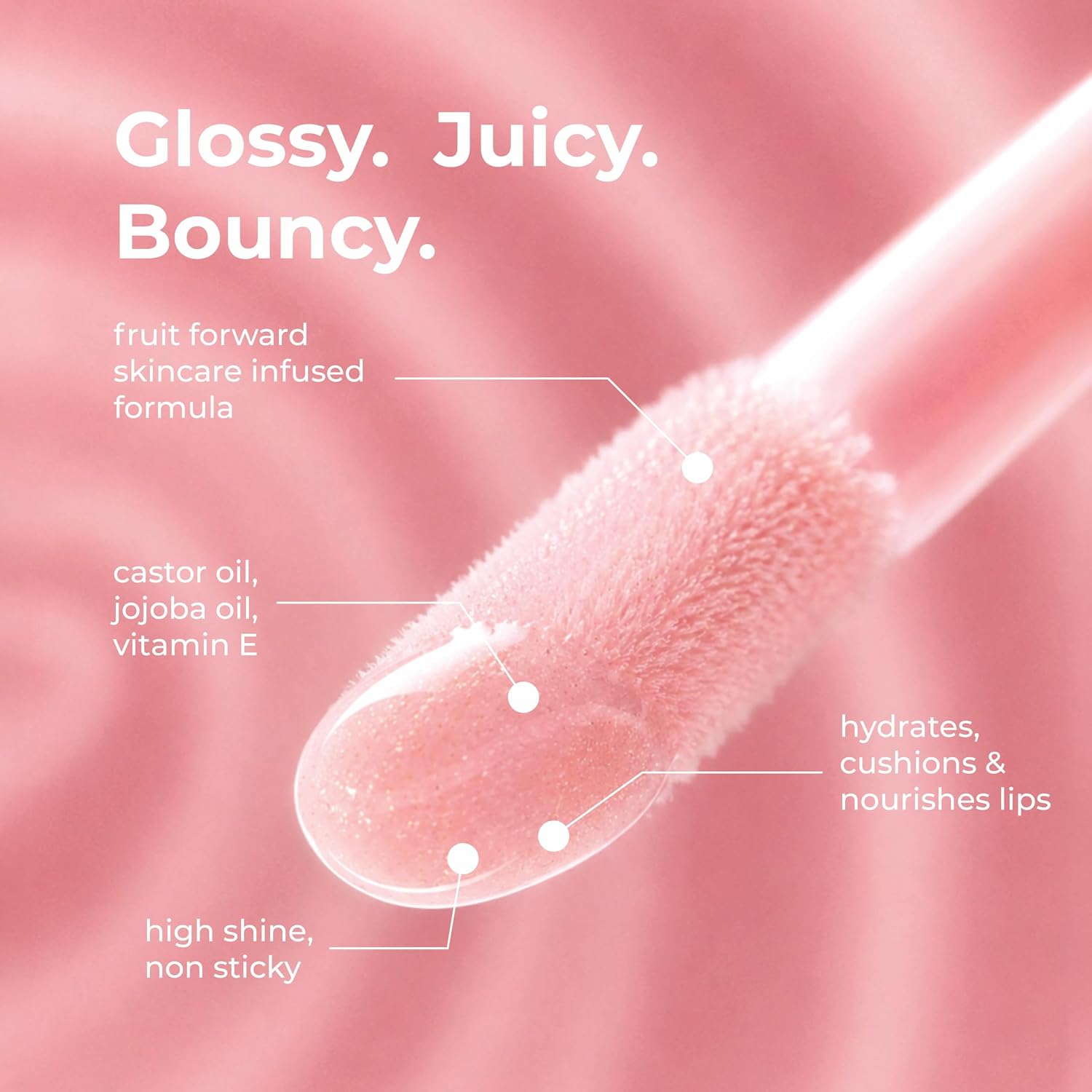  Cherry Lip Gloss for Girls, Teens and Kids | 100% Natural & Skin Friendly | Hydrating & High Shine | Lightweight | Non-Sticky | Enriched with Vitamin-E, Castor Oil and Jojoba Oil | 2 ml - View 5 of 5
