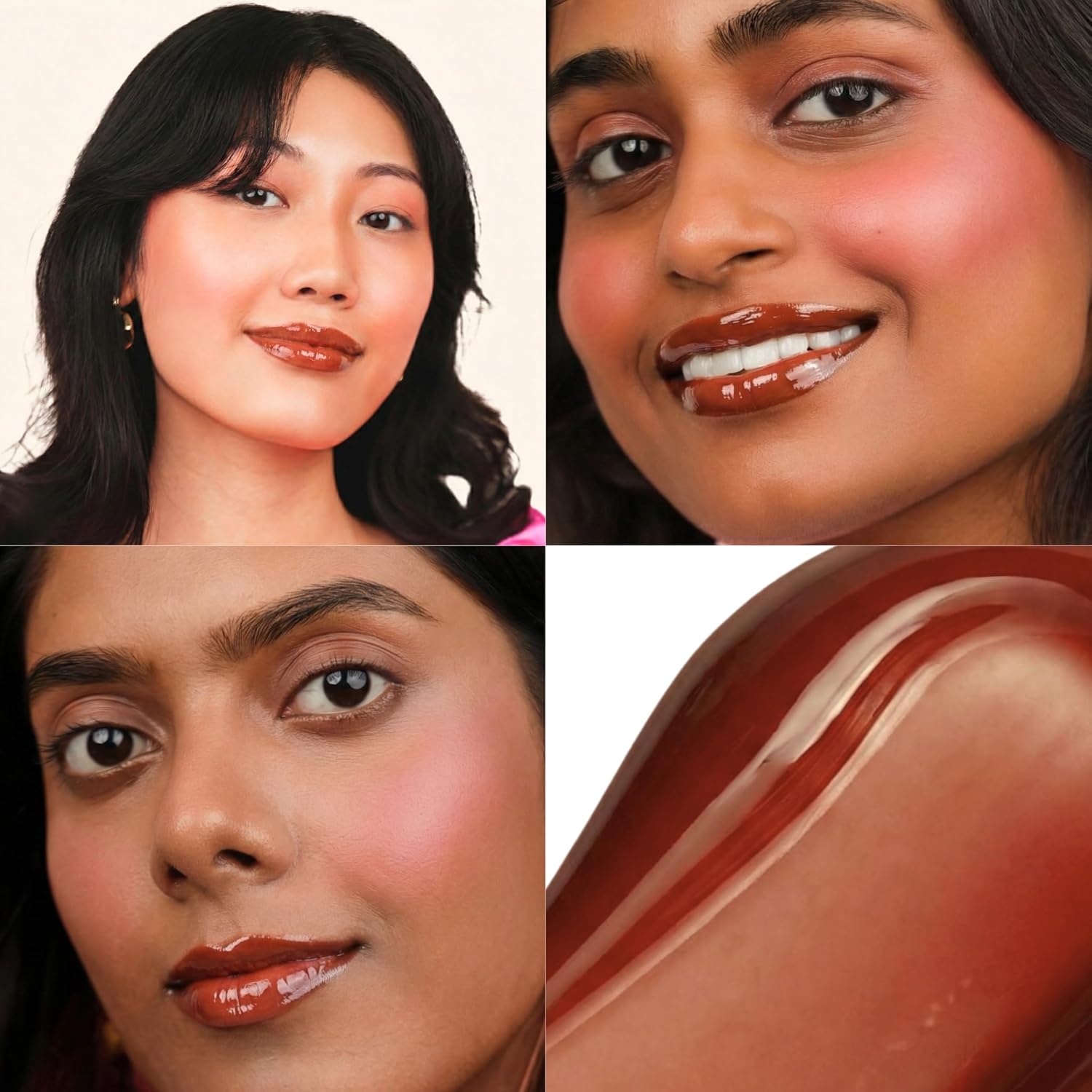 High Creme Lip Gloss | Hybrid Lip-Oil & Tinted Lip Gloss Korean Cute for Girls | Ultra Nourishing & Lips Shiner Lipgloss - With Vitamin E & Grapeseed Oil for Juicy Lips | 6.5ml (Soul) - View 3 of 6