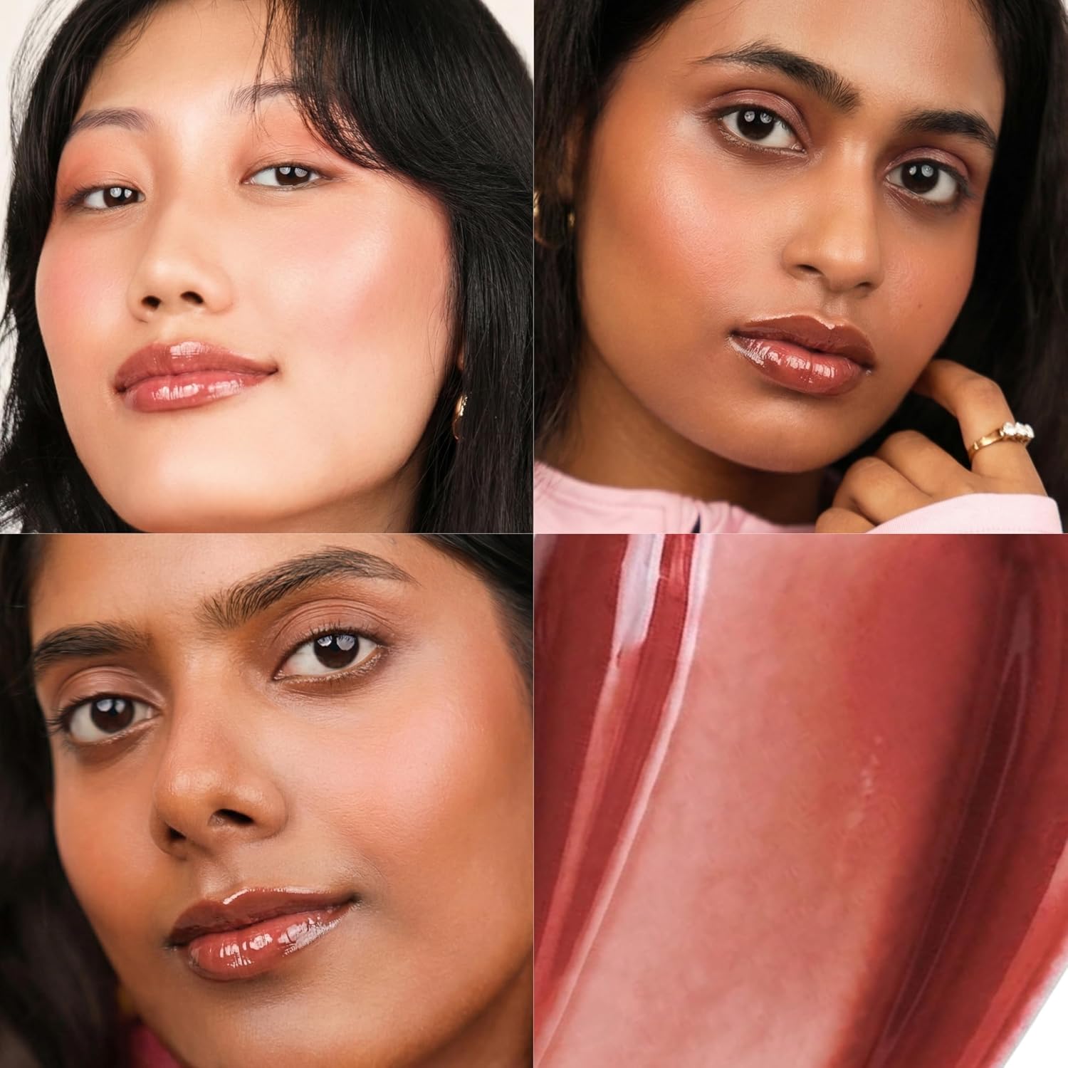 High Creme Lip Gloss | Hybrid Lip-Oil & Tinted Lip Gloss Korean Cute for Girls | Ultra Nourishing & Lips Shiner Lipgloss - With Vitamin E & Grapeseed Oil for Juicy Lips | 6.5ml (Whipped) - View 4 of 7