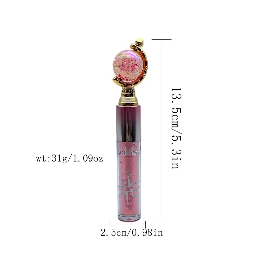 Cute Trendy Lipgloss Combo for Girls – 3Pcs Korean Lipgloss, Tube LipGloss & Moisturizing Glob Lip Balm for Dry Lips, Perfect Glossy Finish for Everyday Glam & Gifting - View 7 of 7