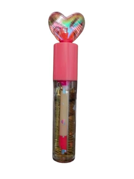 3 Heart Lip Gloss for Girls | Magic Your Lip – Sparkly, Sweet & Totally Adorable - Pack of 3 - View 2 of 3