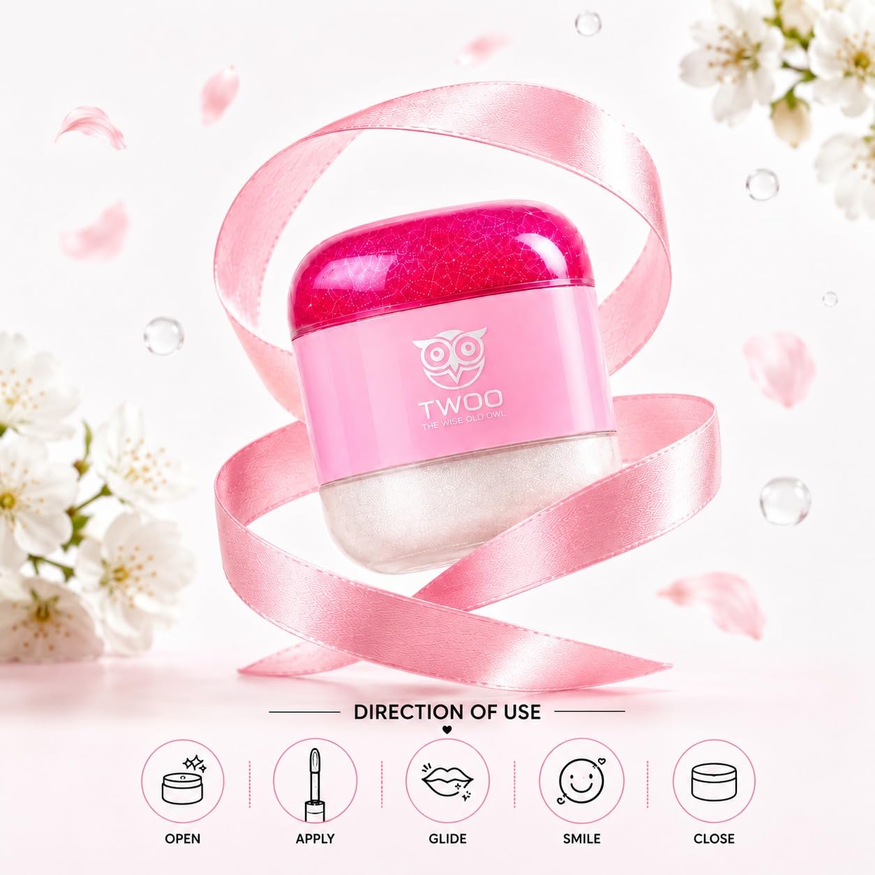 TWOO Kidz Pout About Lip Gloss for Kids | Dual Shade Lip Gloss | Easily Removable Glossy Lip Colour | Blushing Bubble & Magic Mirror | Age 3+ | 10g - View 3 of 7