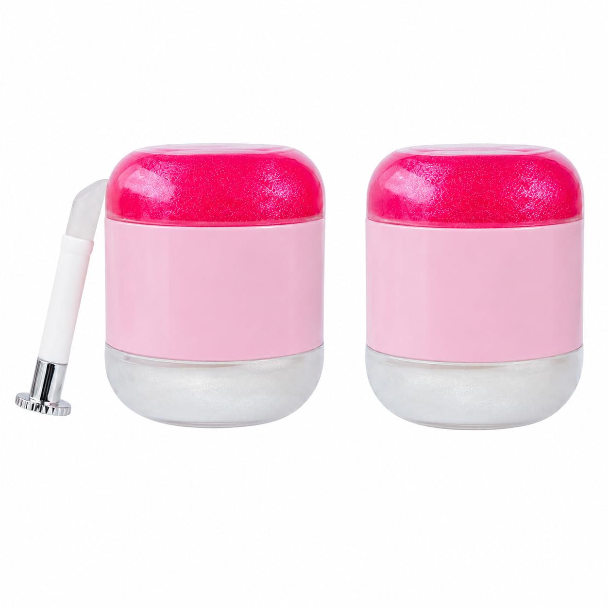 TWOO Kidz Pout About Lip Gloss for Kids | Dual Shade Lip Gloss | Easily Removable Glossy Lip Colour | Blushing Bubble & Magic Mirror | Age 3+ | 10g - View 6 of 7
