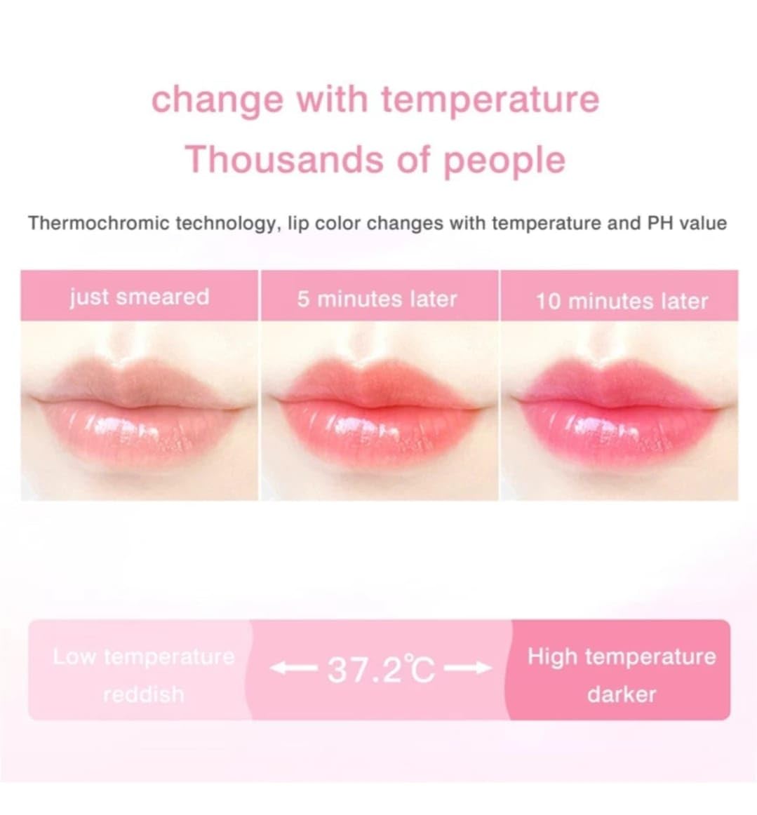 Pink Bunny Glitter Lip Gloss Set | Non-Sticky Moisturizing Gloss for Girls | Cute Animal Design | Fun Gift for Kids & Teens | Pack of 2 - View 3 of 4